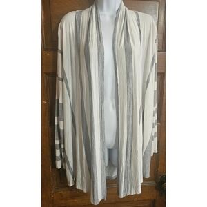 Hannah Striped Open Cardigan